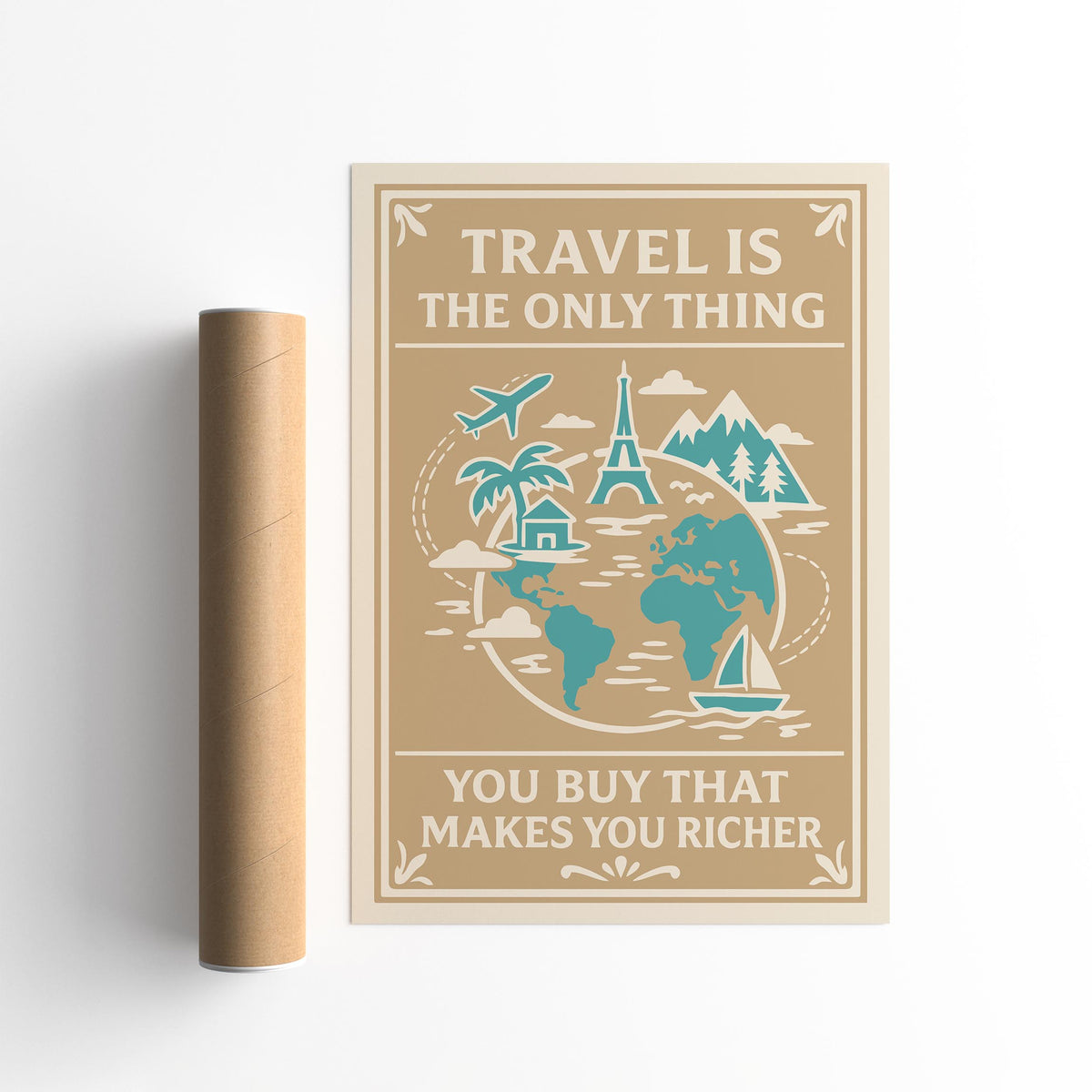 Travel Quote Poster