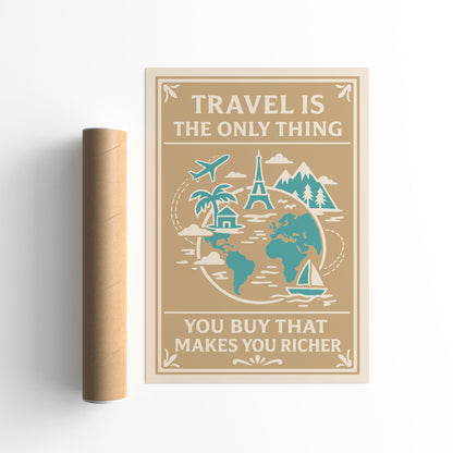 Travel Quote Poster