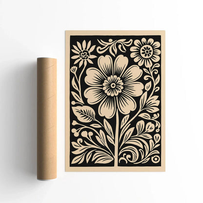 Vintage Cutout Flowers Wall Art