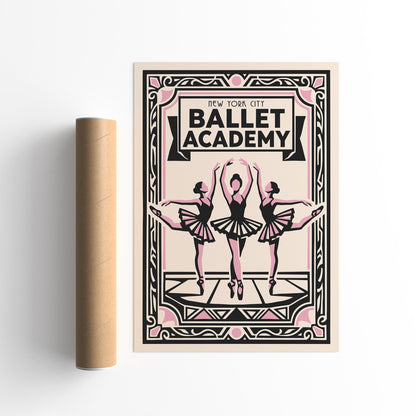 New York City Ballet Academy Poster