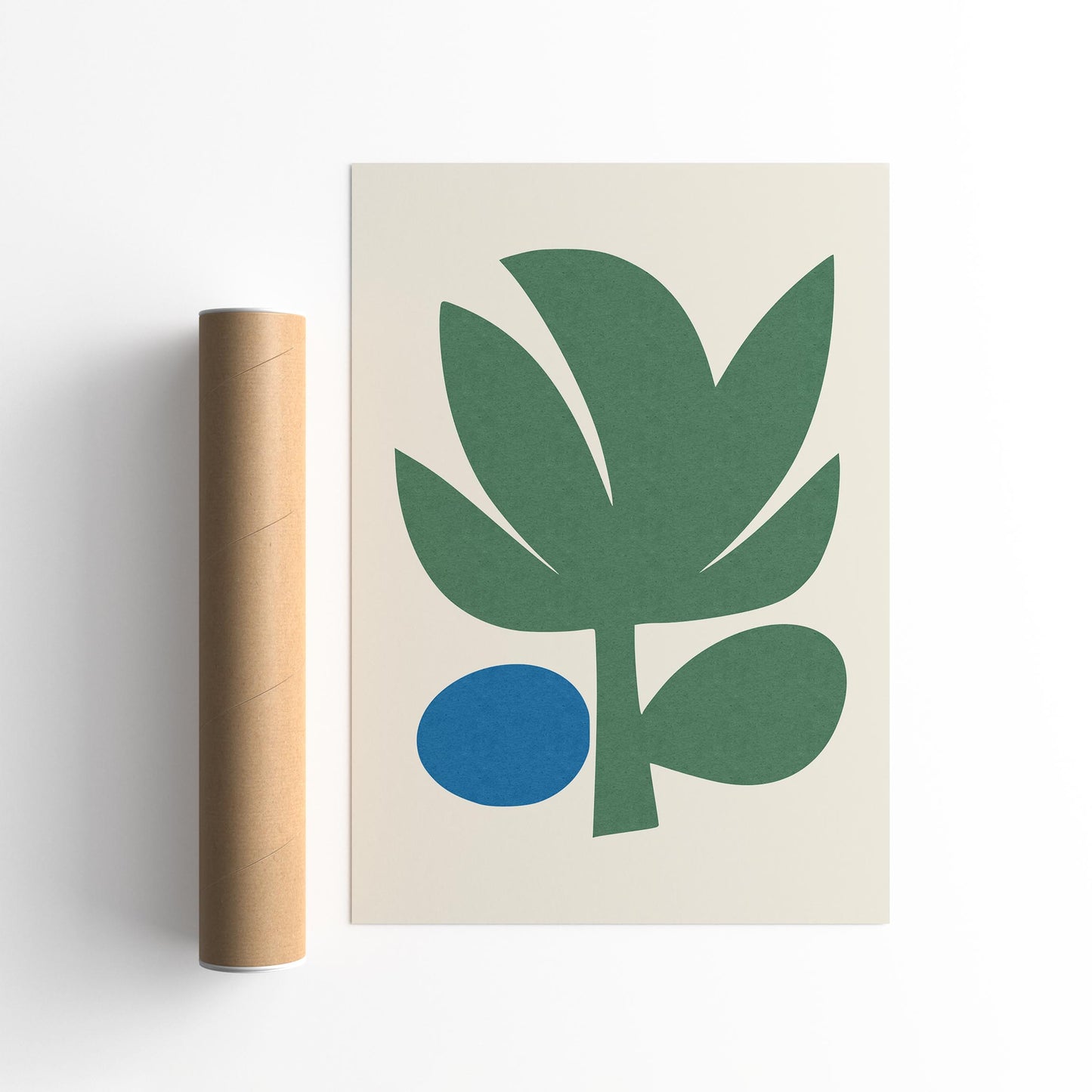 Abstract Palm Tree Poster