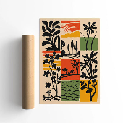 Abstract Landscape Wall Art Print