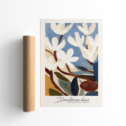 Copenhagen Flower Market Poster