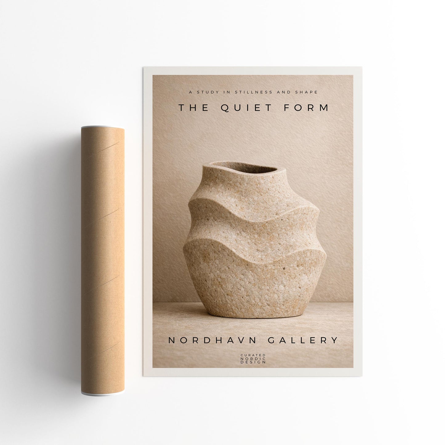 Scandinavian Sculpture Exhibition Poster