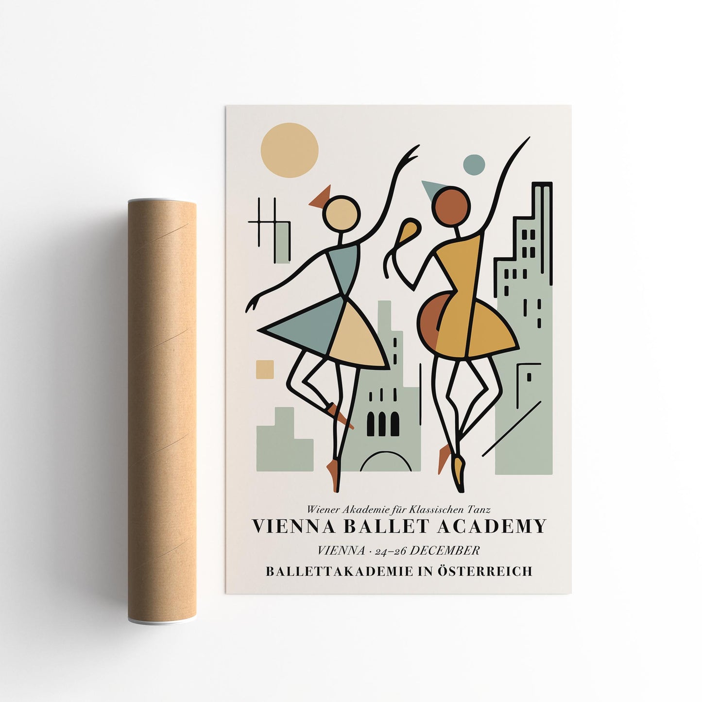 Vienna Ballet Academy Poster - Paul Klee Inspired Wall Art