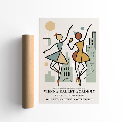 Vienna Ballet Academy Poster - Paul Klee Inspired Wall Art