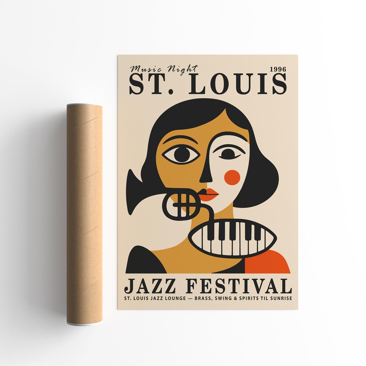 St. Louis Jazz Festival Poster – Vintage Jazz Wall Art