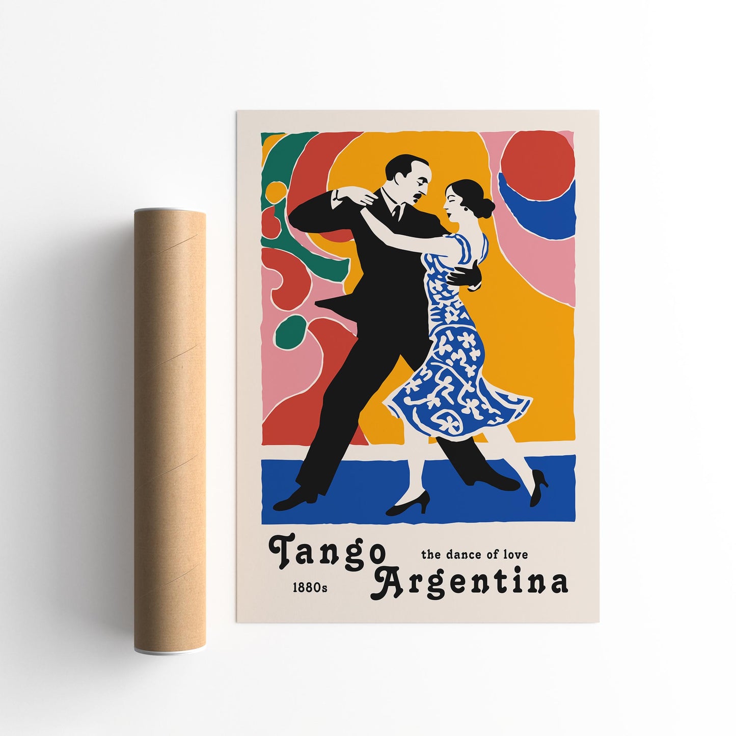 Tango Argentina Dance Wall Art Print 2026