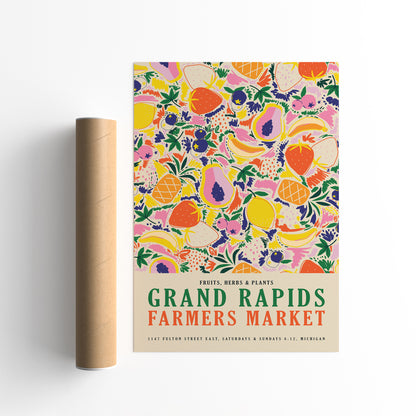 Grand Rapids Farmers Market Poster