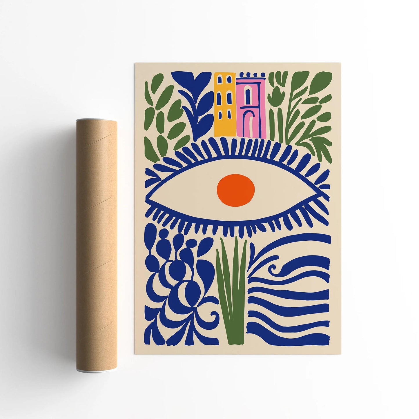 Abstract Modern Eye Poster