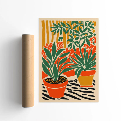 Matisse Inspired Colorful Garden Poster 2025