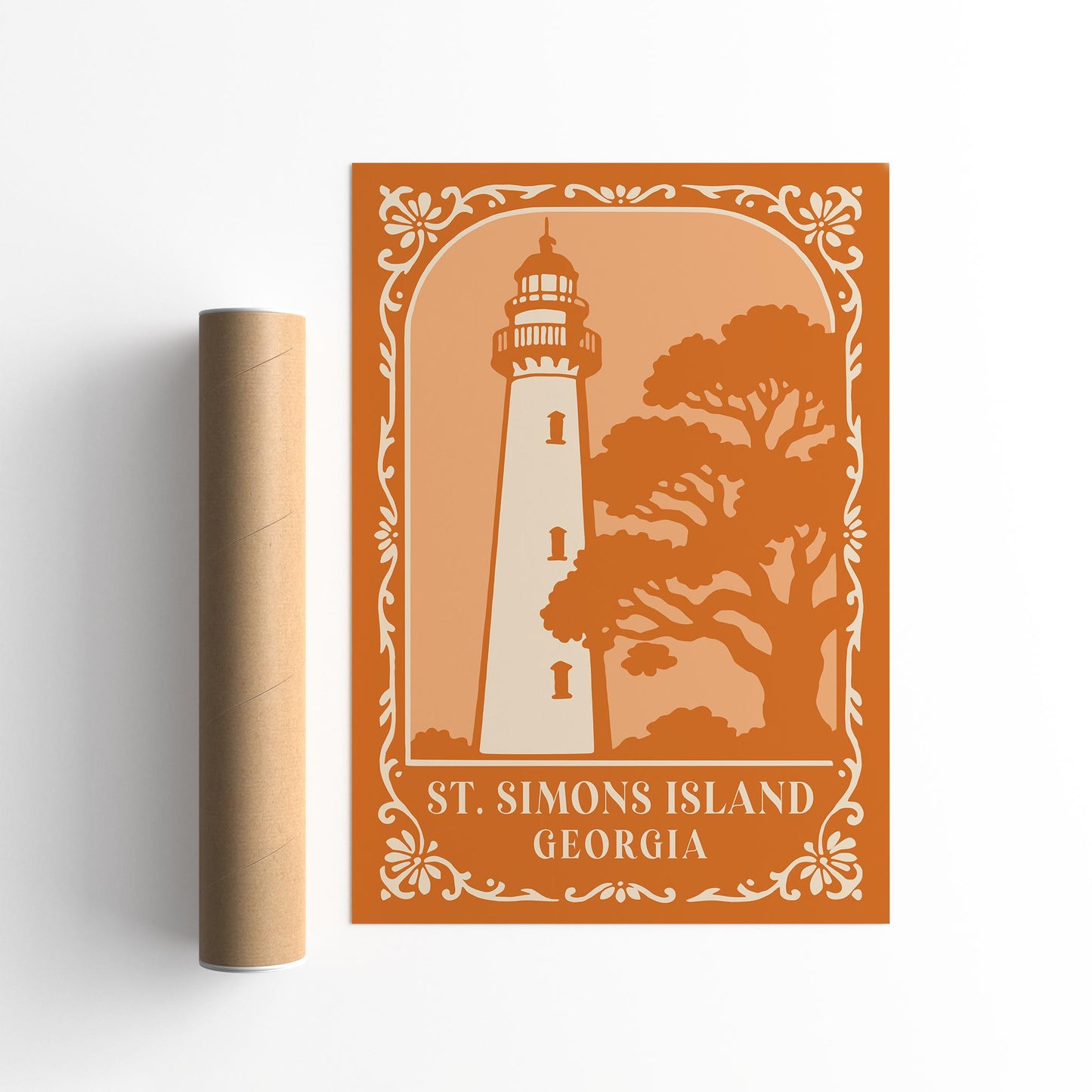 St. Simons Island Georgia Travel Poster