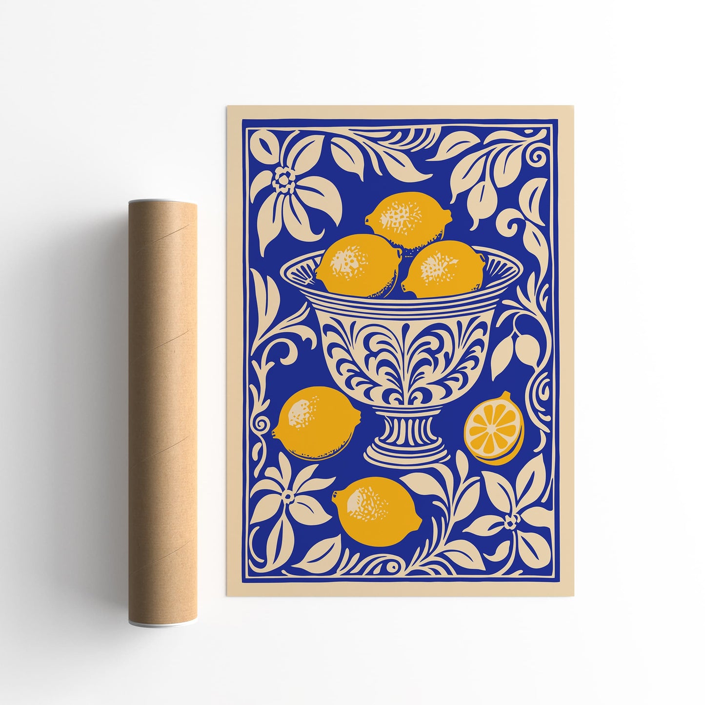 Lemons Kitchen Wall Decor Poster
