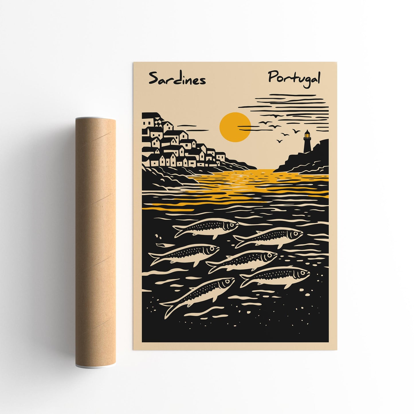 Sardines Portugal Wall Art Print 2026