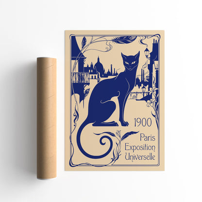 Vintage Paris Poster – French Exhibition Wall Art