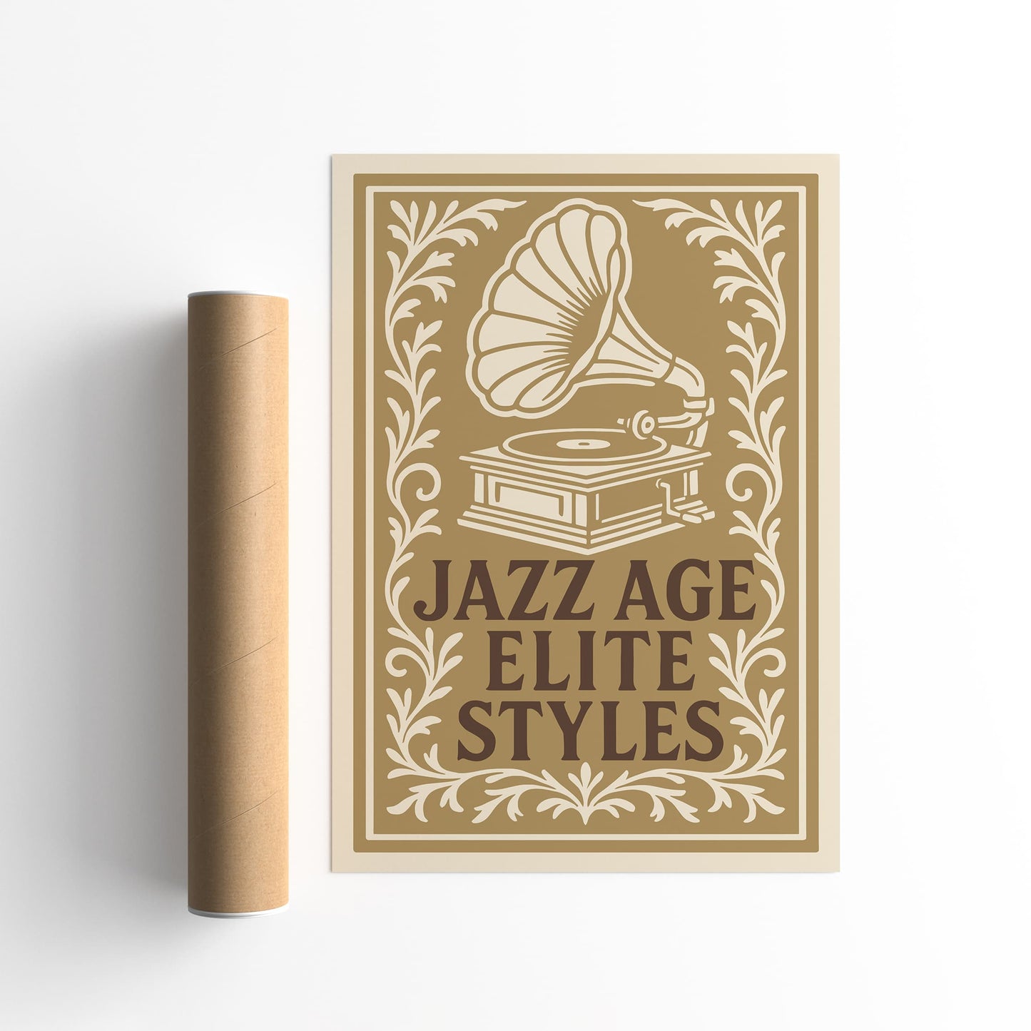 Jazz Age Elite Styles Music Poster