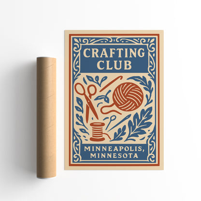 Crafting Club Minneapolis Poster