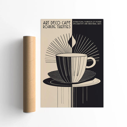 Art Deco Cafe Poster