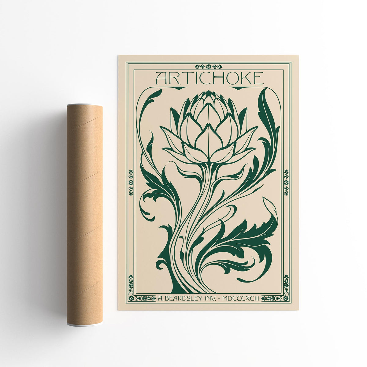 Vintage Artichoke Kitchen Poster