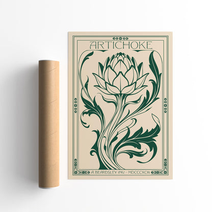 Vintage Artichoke Kitchen Poster