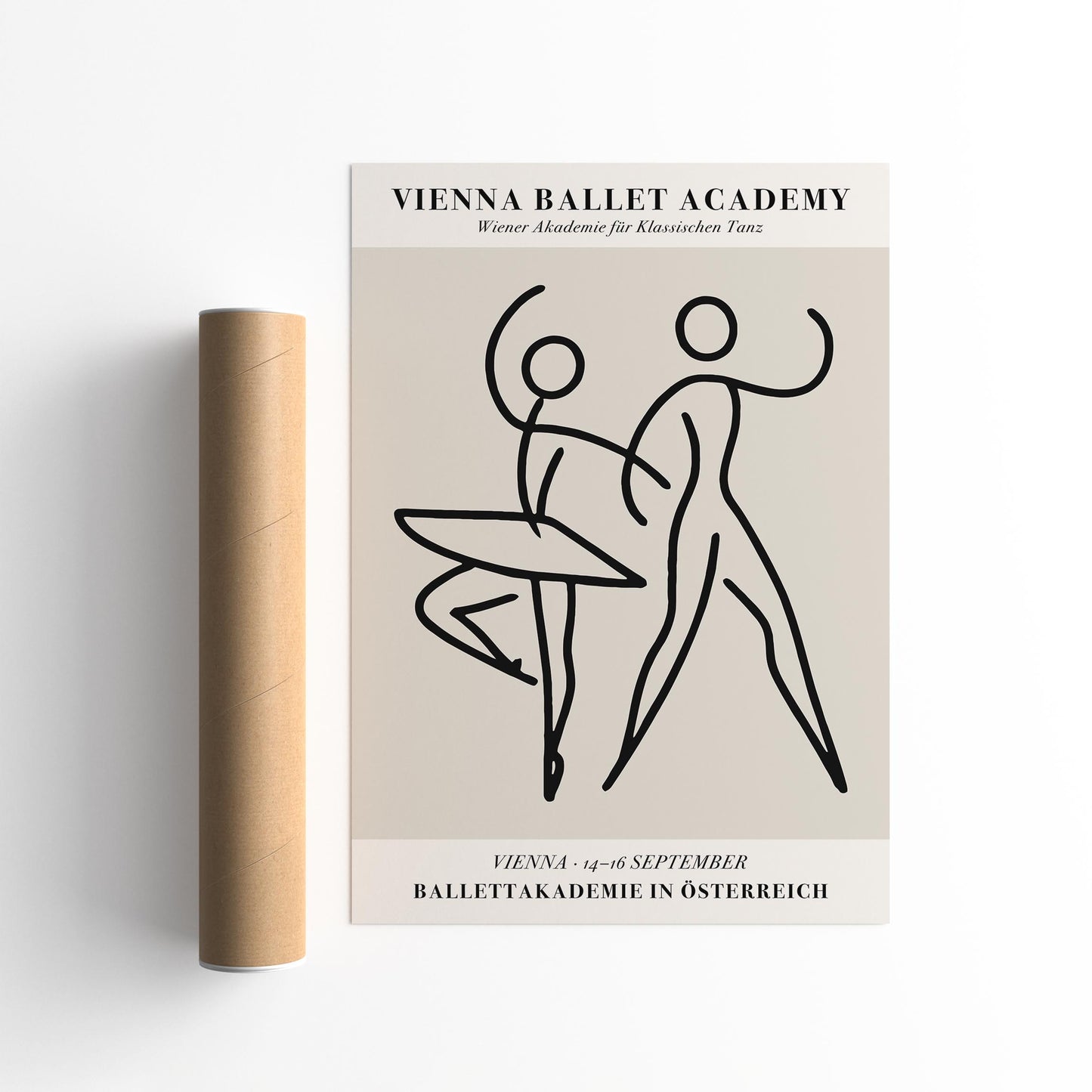 Vienna Balletakademie Poster - Ballet Art Print