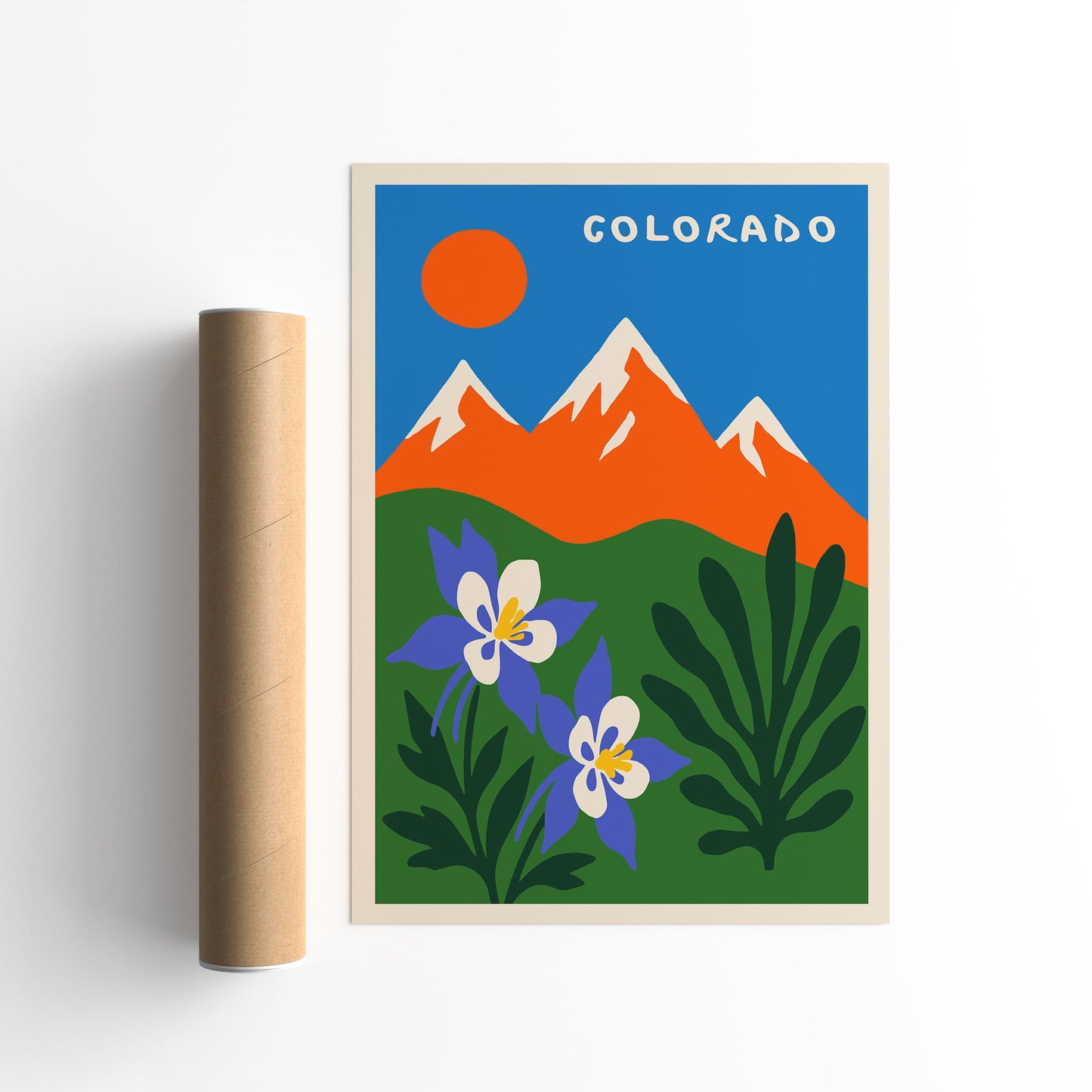 Colorado State Travel Poster