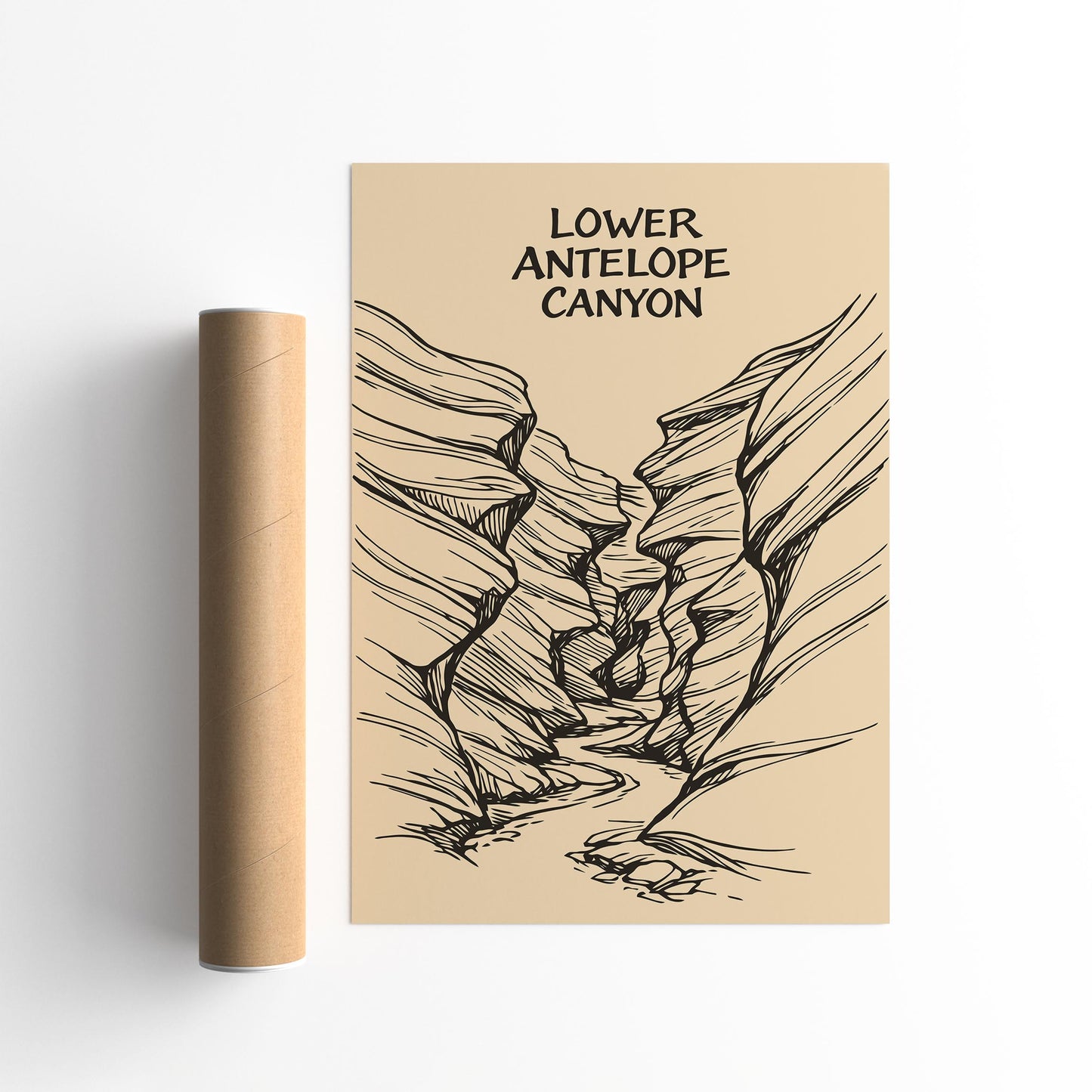 Lower Antelope Canyon Poster