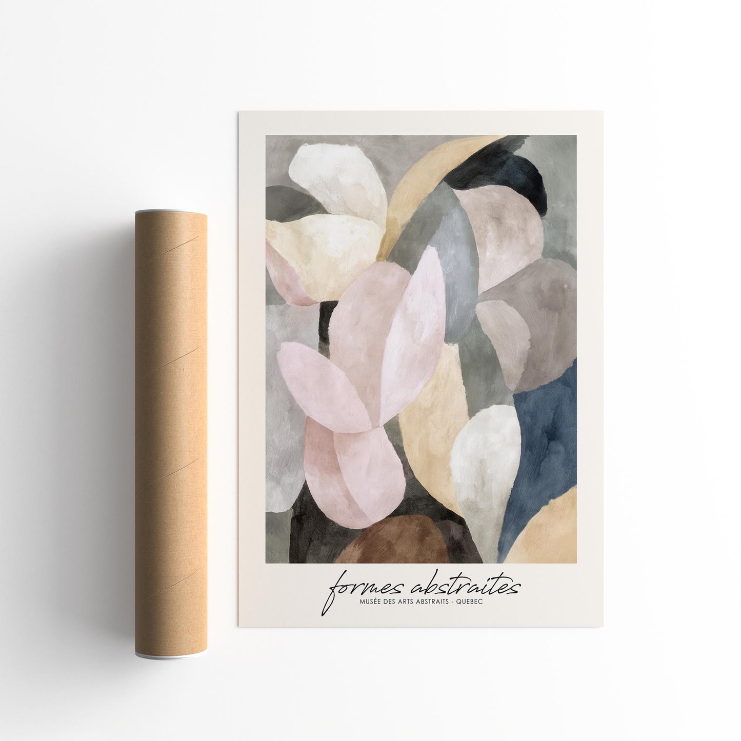Formes Abstraites Quebec Canada Poster