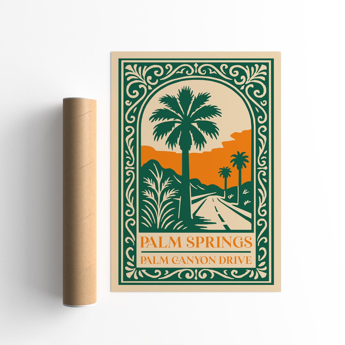 Palm Springs Palm Canyon Drive Poster