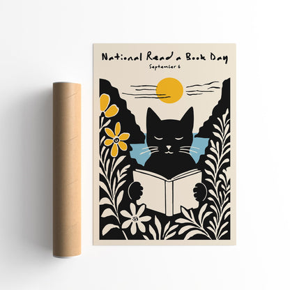 National Read a Book Day Poster