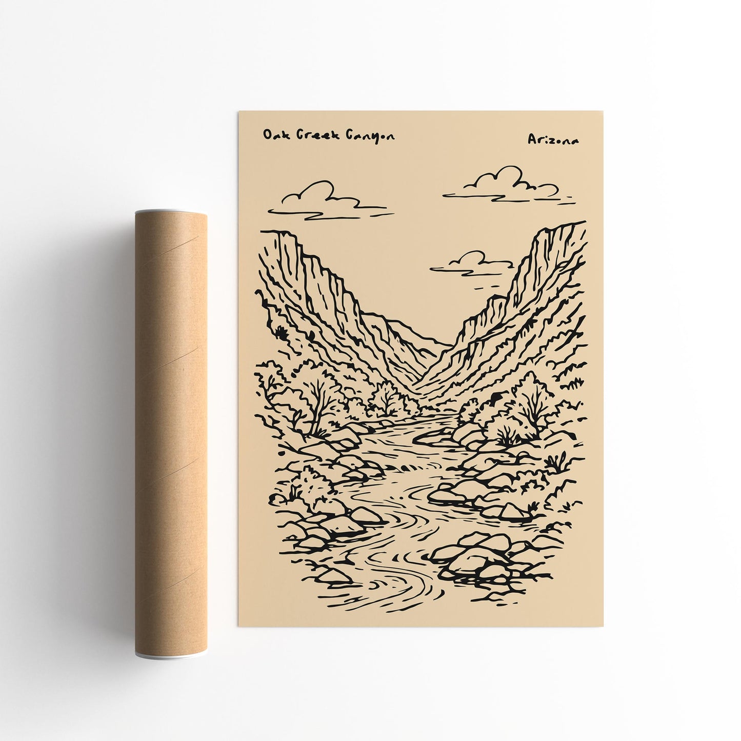 Oak Creek Canyon Arizona Poster