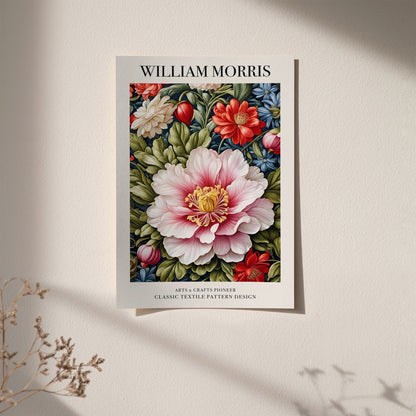 Vintage William Morris Print: Victorian Botanical