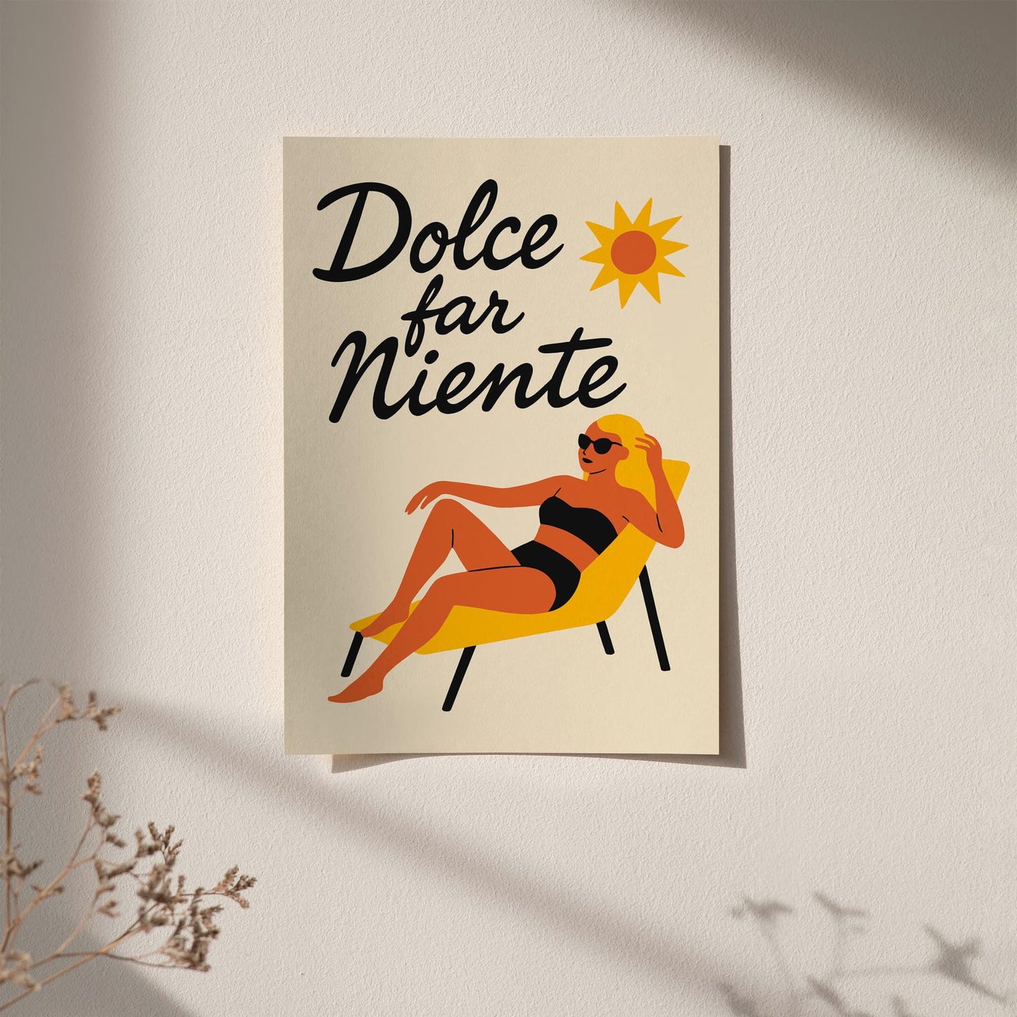 Dolce far Niente Cozy Art Print