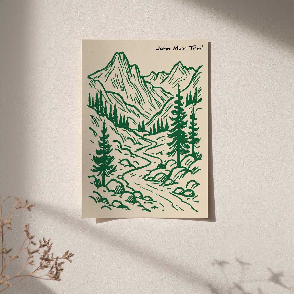 John Muir Trail Poster