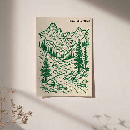 John Muir Trail Poster