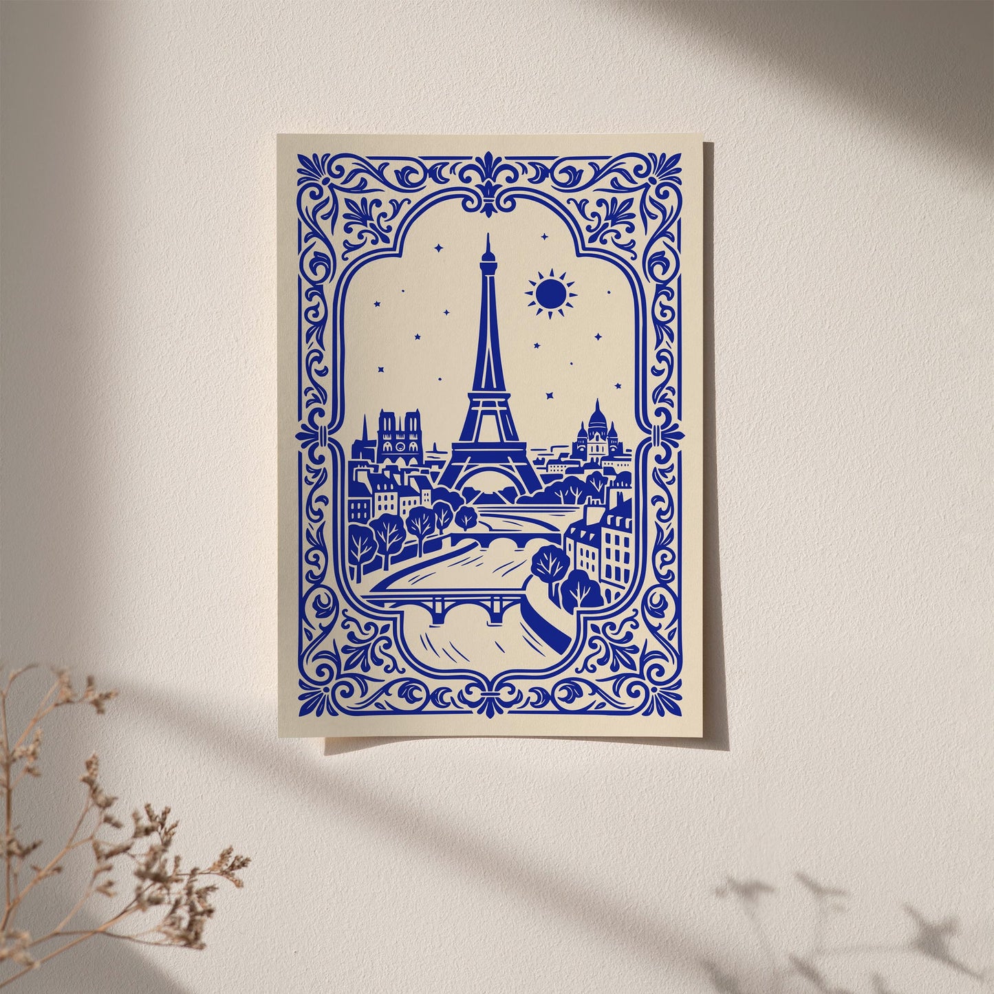 Paris Cityscape Wall Art Print 2026