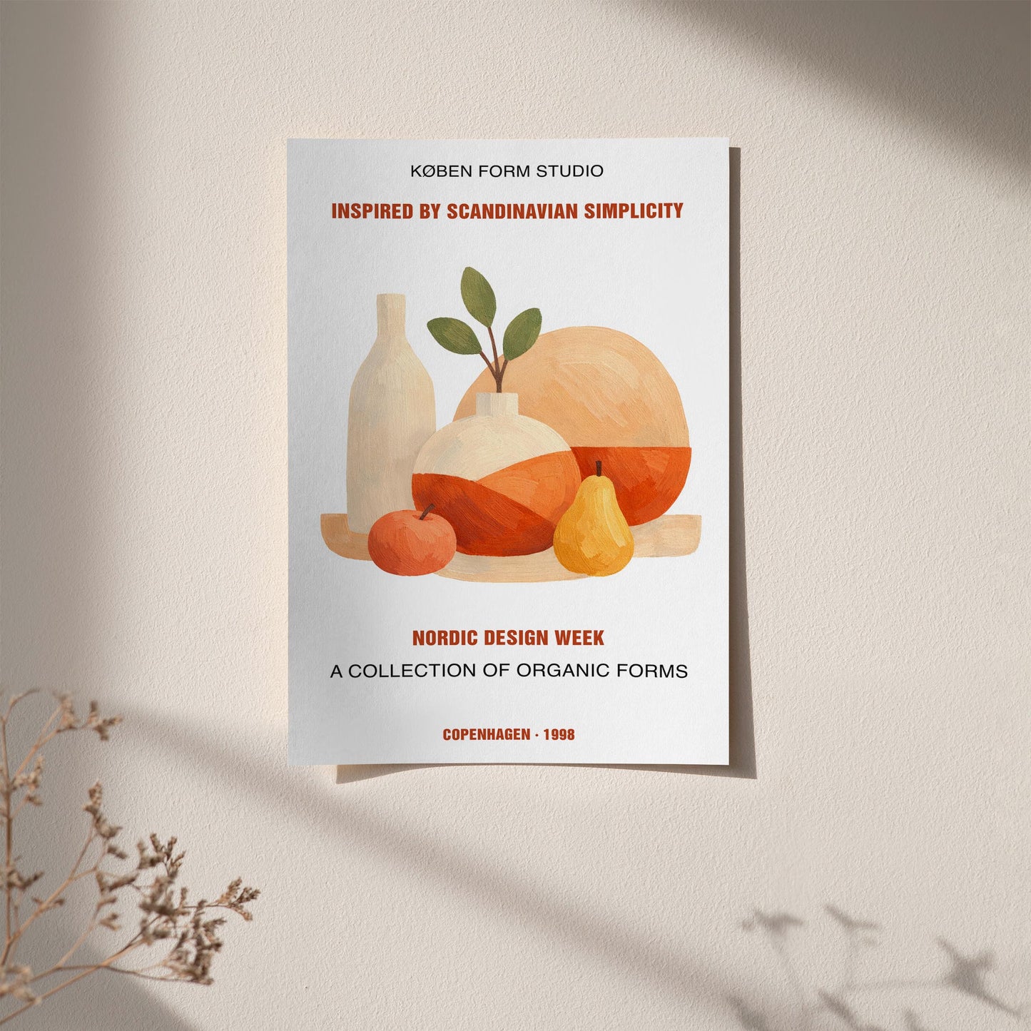 Scandinavian Simplicity Exhibition Poster