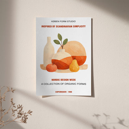 Scandinavian Simplicity Exhibition Poster
