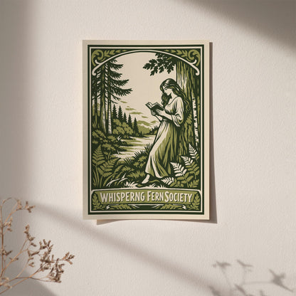 Whispering Fern Literary Society Art Poster
