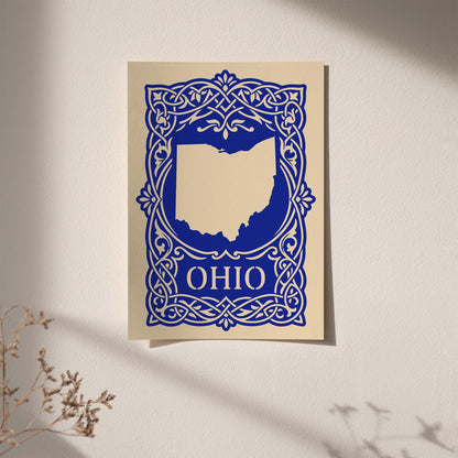 Ohio Blue Travel Poster
