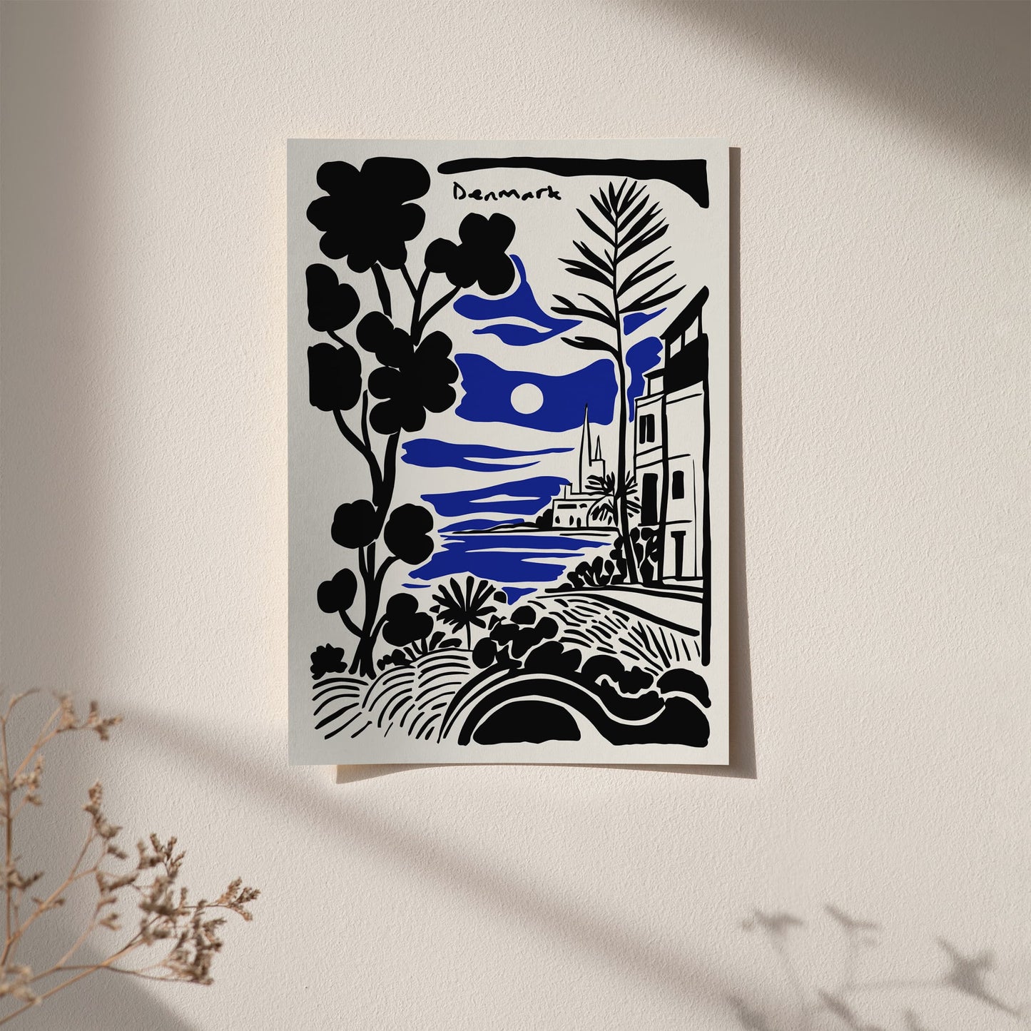 Denmark Cityscape Landscape Poster 2026