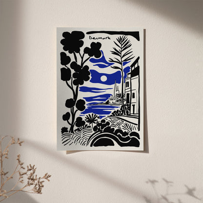 Denmark Cityscape Landscape Poster 2026