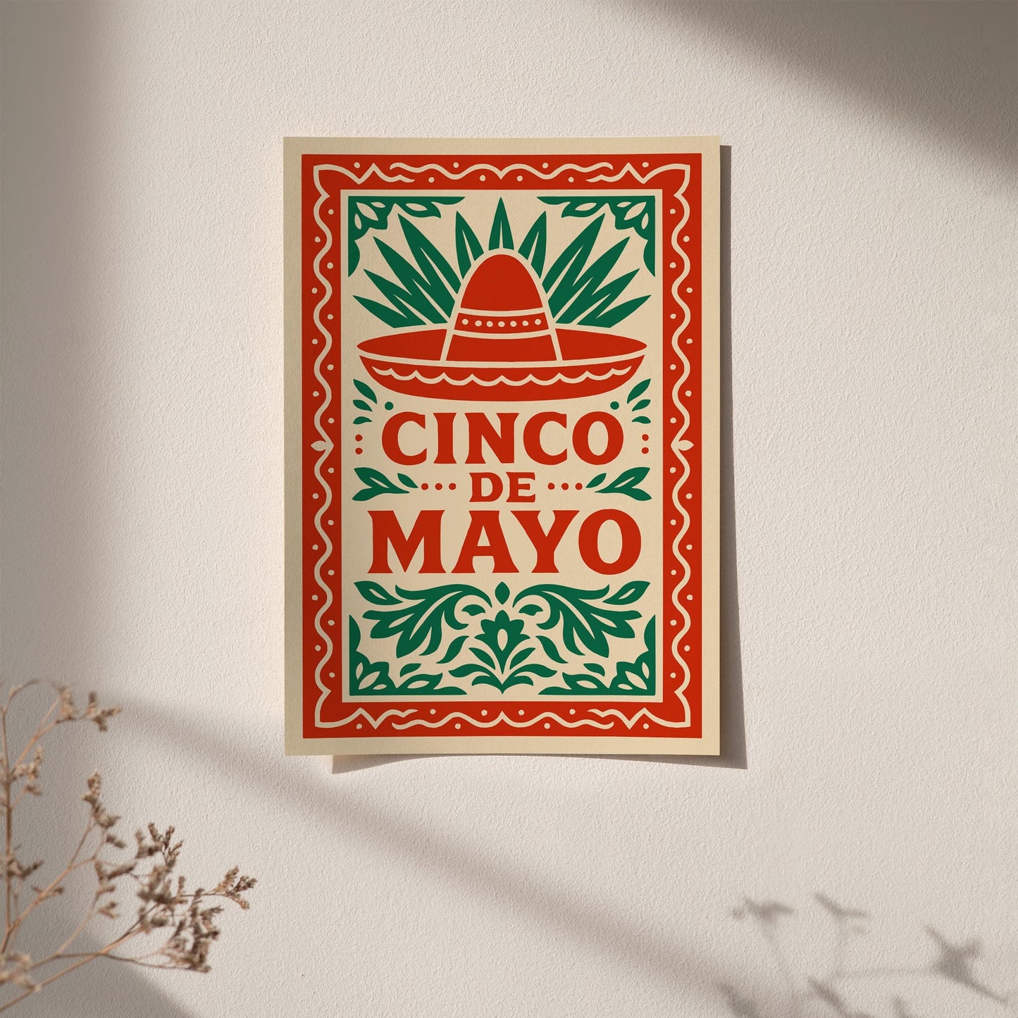 Mexican Decor Poster - Cinco de Mayo Print