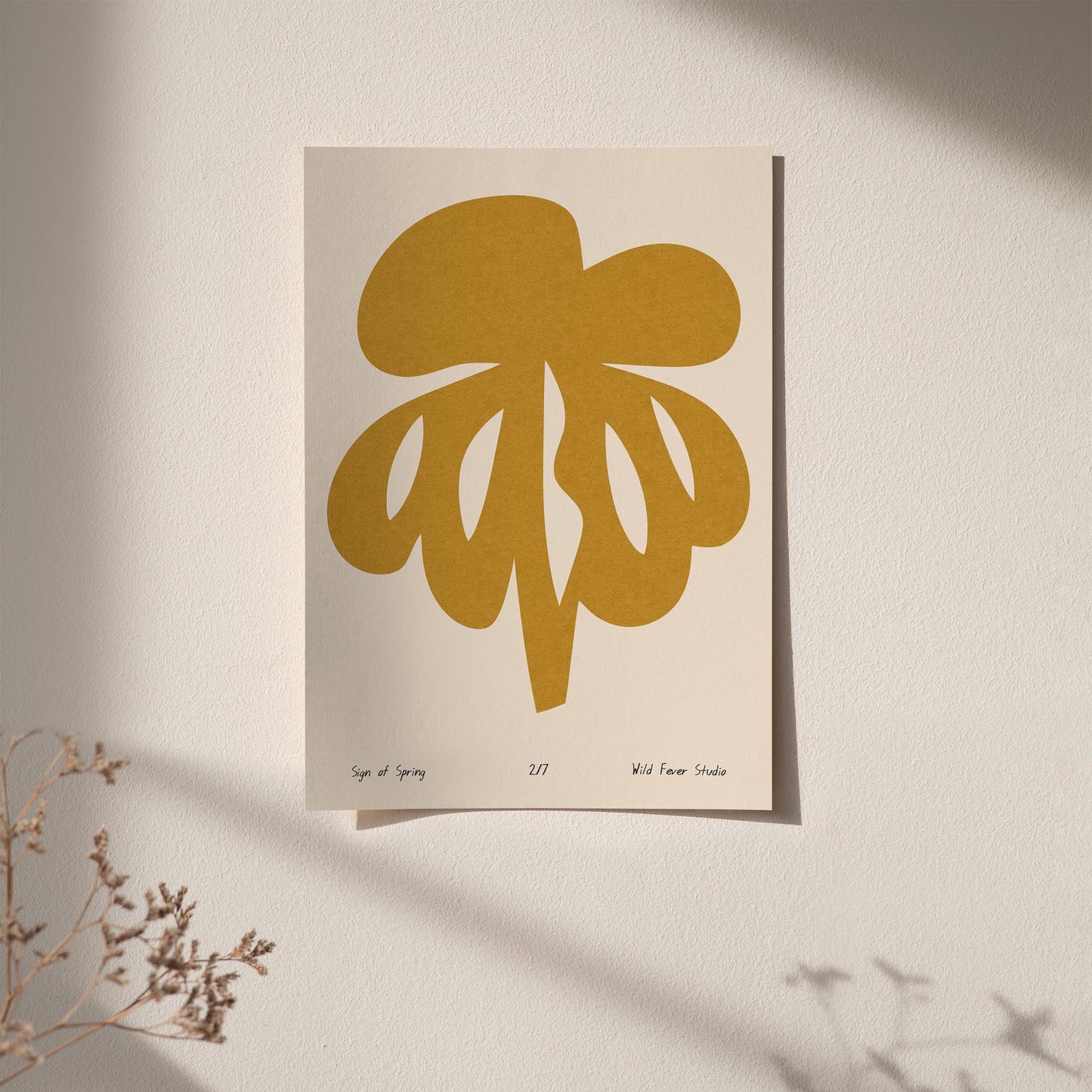 Sign of Spring Abstract Wall Art Poster