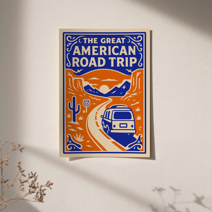 The Great American Road Trip Poster