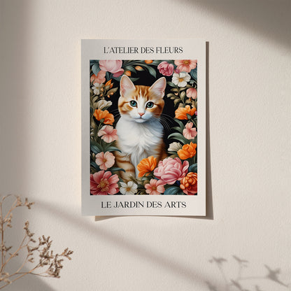 Victorian Cat Art Print