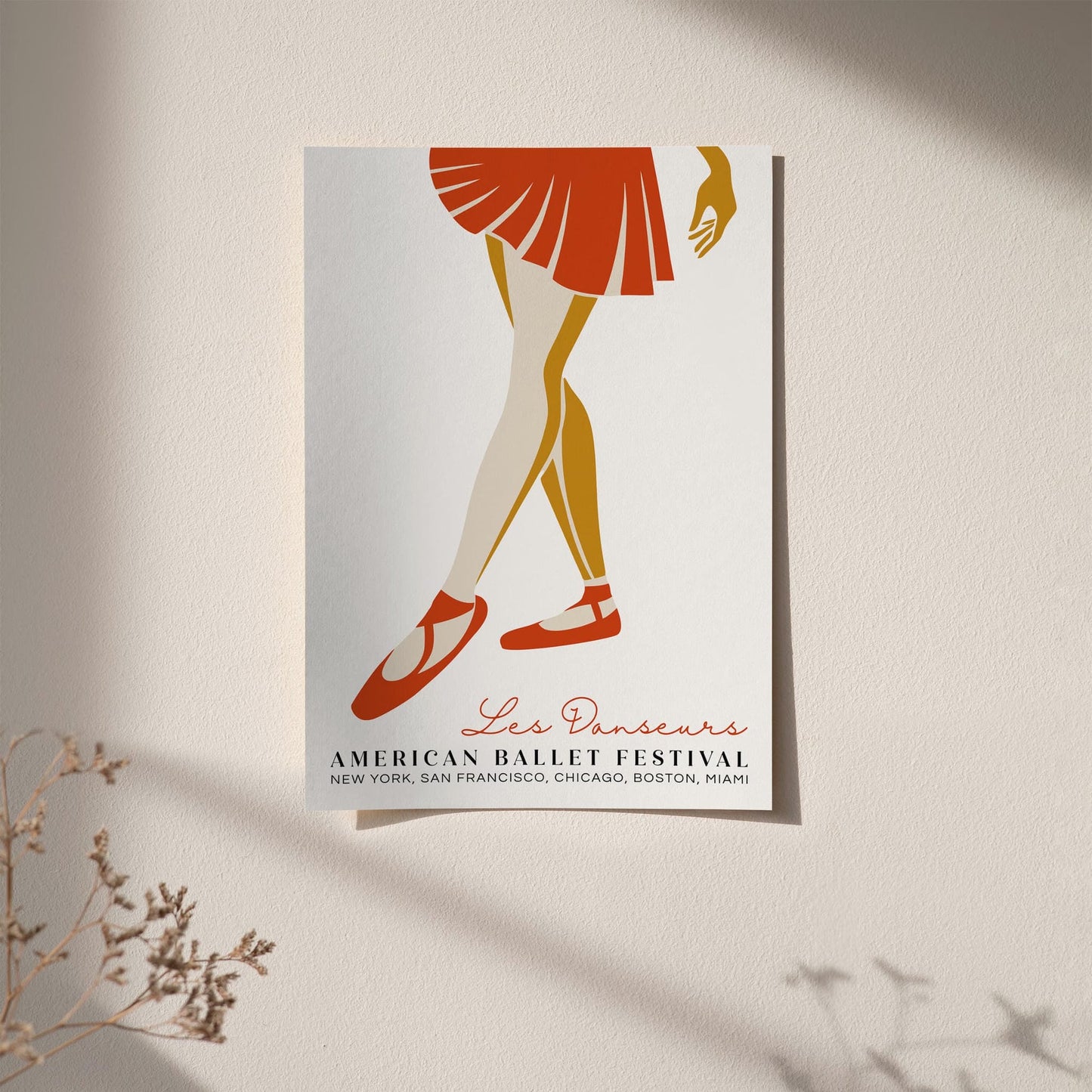 American Ballet Festival Music Poster