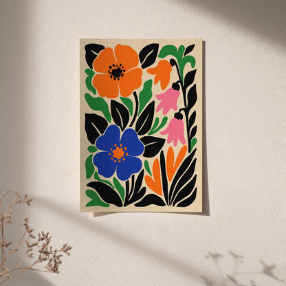 Bold Floral Art Print Poster