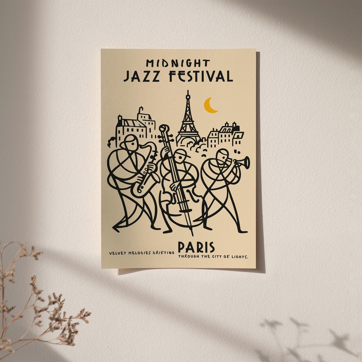 Midnight Jazz Festival Paris Poster