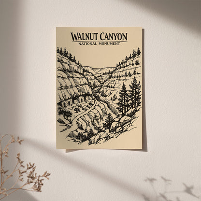 Walnut Canyon Arizona Poster